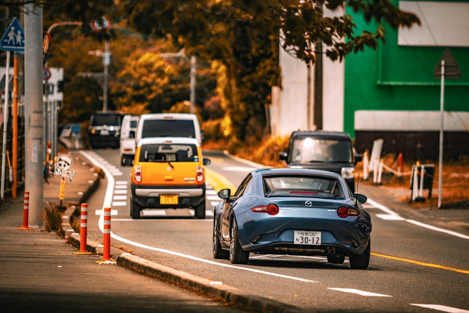 MX-5, アスファルト, カラフルの無料の写真素材